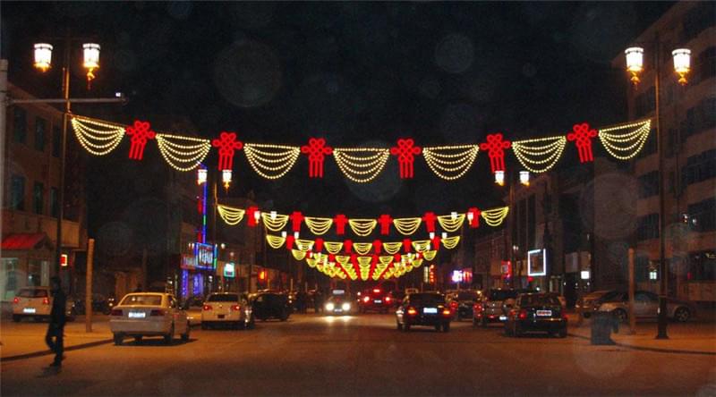 中國結(jié)燈光隧道