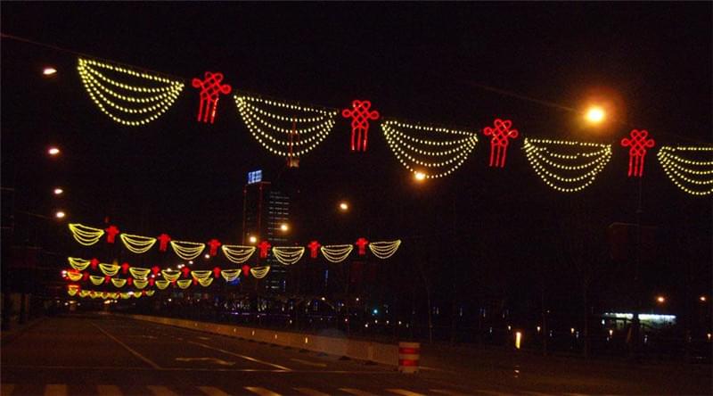 中國結(jié)燈光隧道