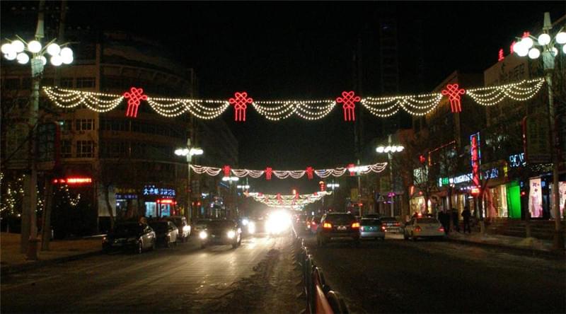 雙兜中國結(jié)燈光隧道