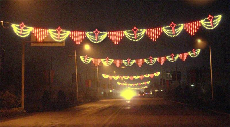 星兜紅燈籠簾燈光隧道