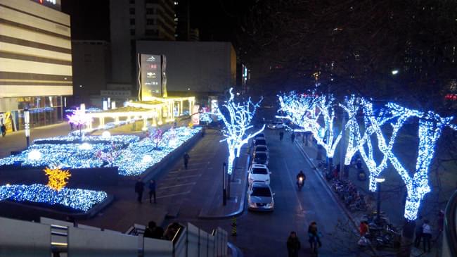 勒泰中心夜景照明 勒泰中心夜景照明